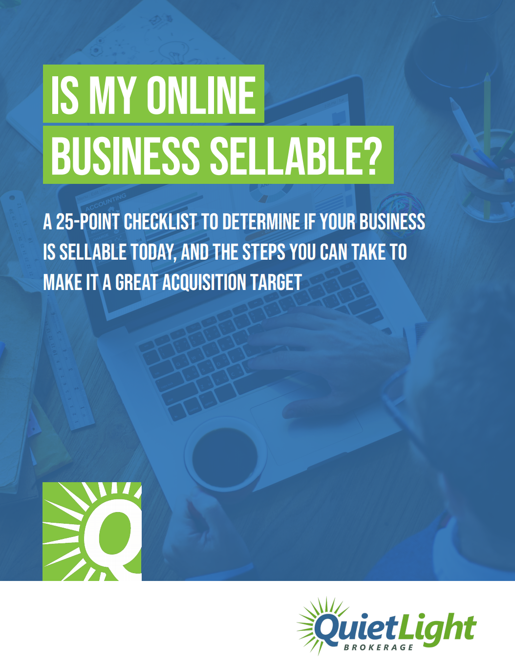 Sellable Business Checklist PDF's First Page